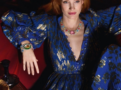 Jessica Chastain y la nueva colección de alta joyería de Gucci