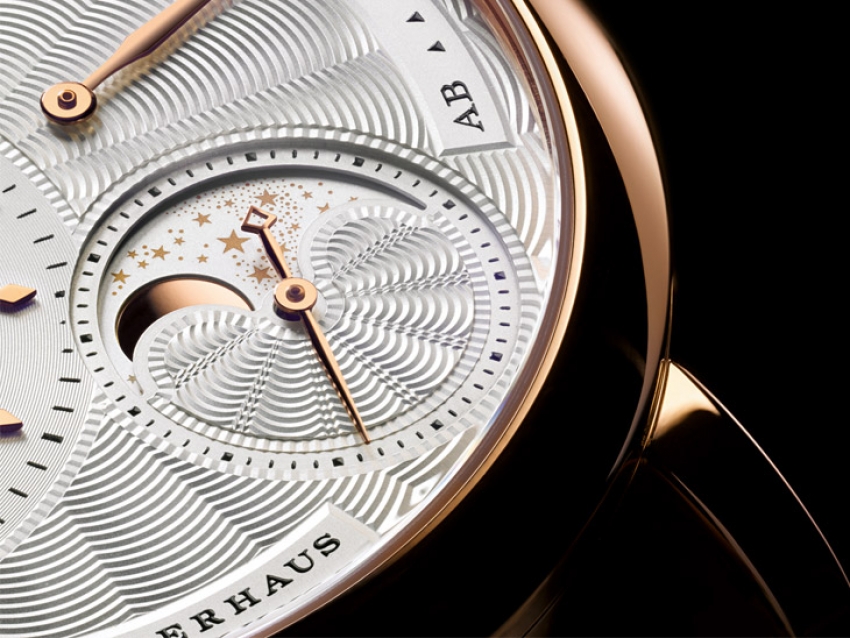 El maravilloso A. Lange &amp; Sohne Pequeño Lange 1 Fases de la Luna