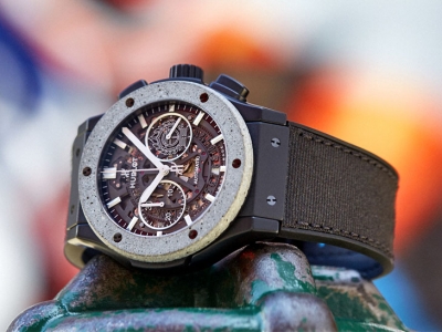 Hublot presenta el  Classic Fusion Aerofusion Chronograph Concrete Jungle