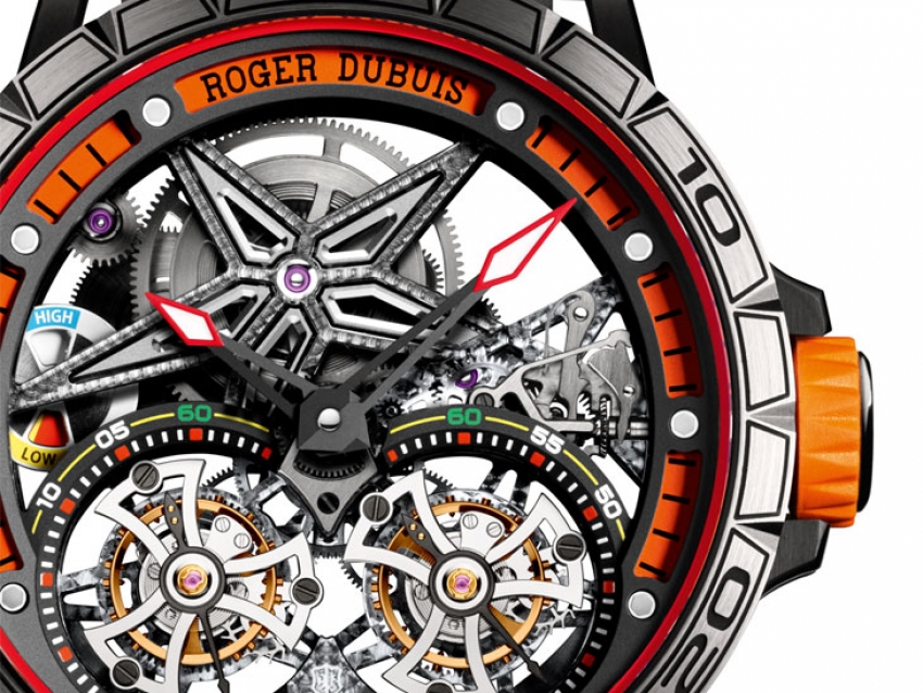 Roger Dubuis asombra con el Excalibur Spider Doble Tourbillon Volante