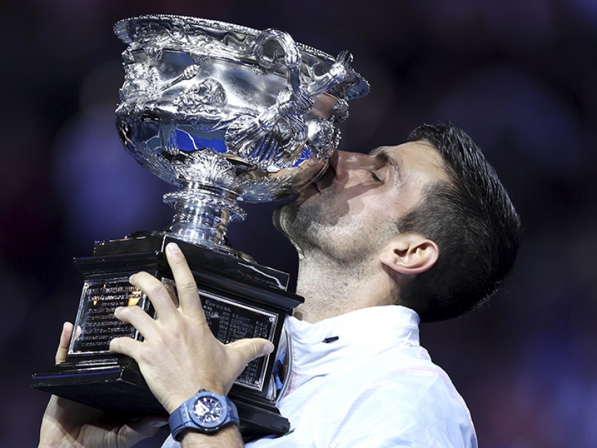 Hublot acompaña a Novak Djokovic en la obtención de su 10° Australia Open