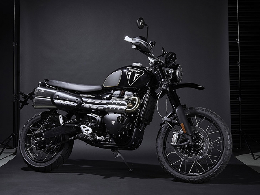 La exclusiva super moto Triumph Scrambler 1200 Bond Edition