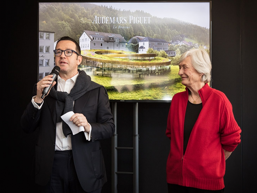 Colocaron la primera piedra del nuevo museo de Audemars Piguet