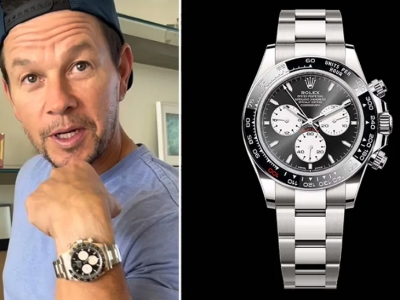 Mark Wahlberg y su fabuloso Rolex Cosmograph Daytona Celebrating 100 Years of Speed