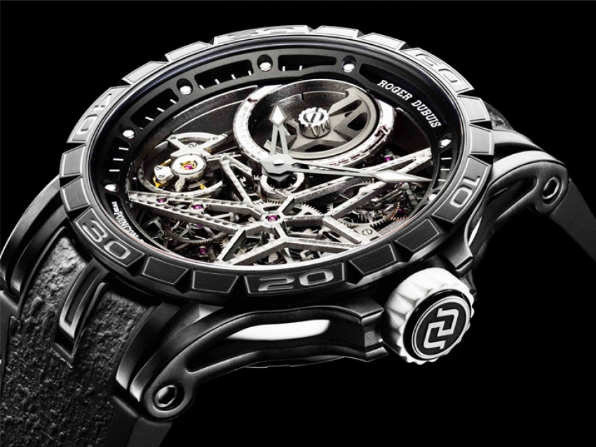 Roger Dubuis Excalibur Spider Pirelli Automático Esqueletizado